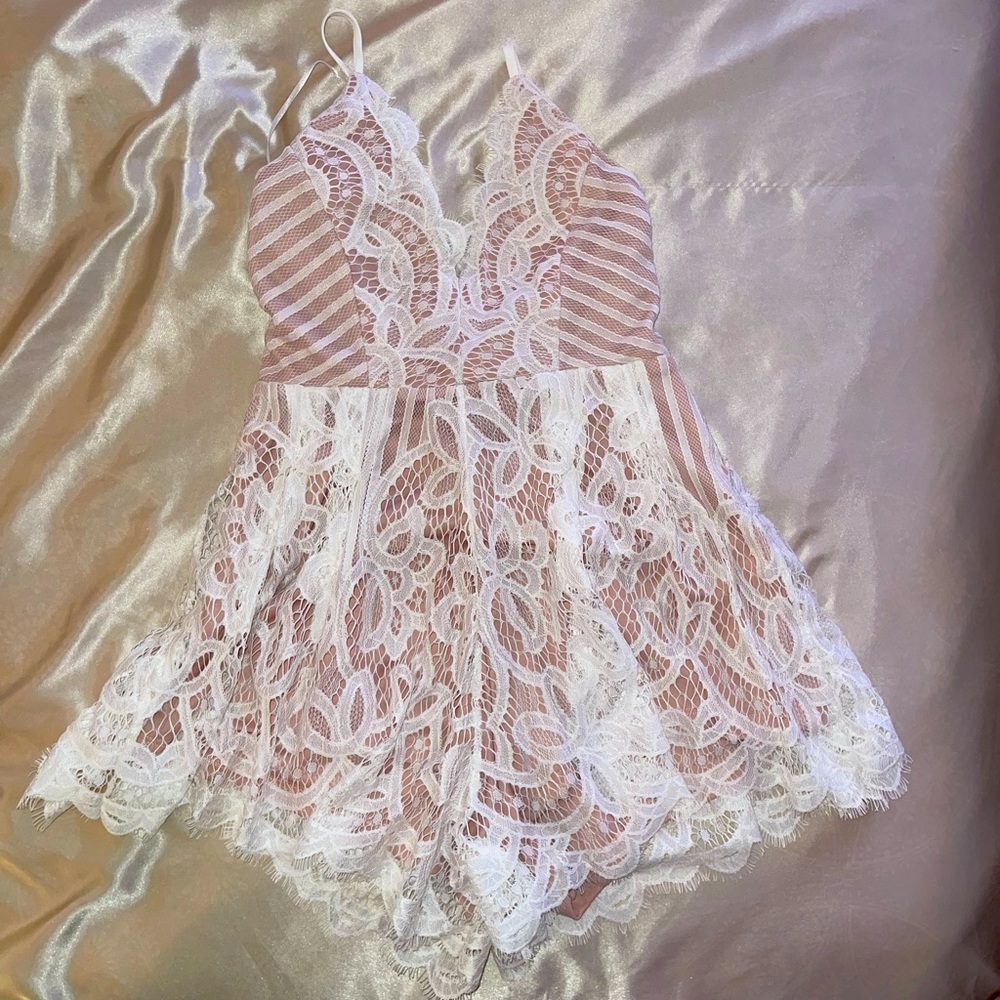 Lace Boutique Jumper - White (S)